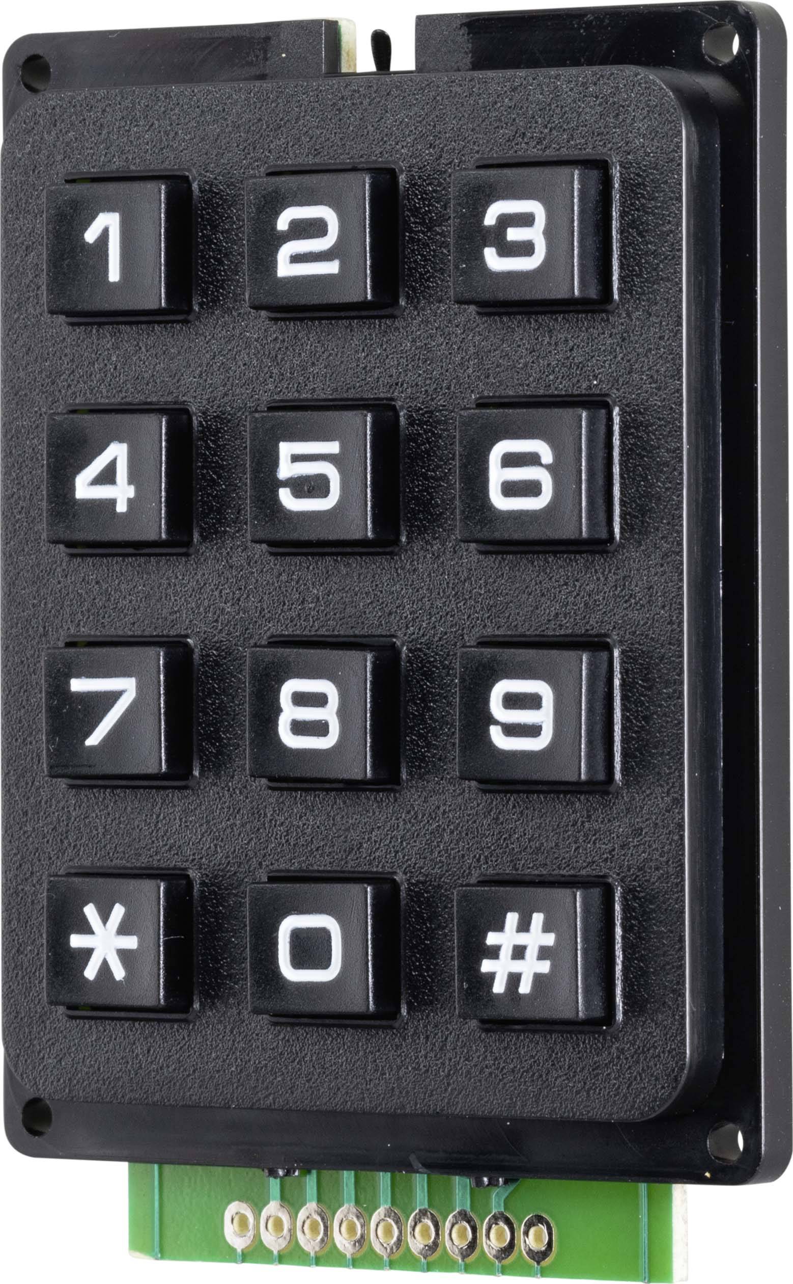 TRU COMPONENTS Pushbutton keypad Matrix keypad 3 x 4 1 pc(s)