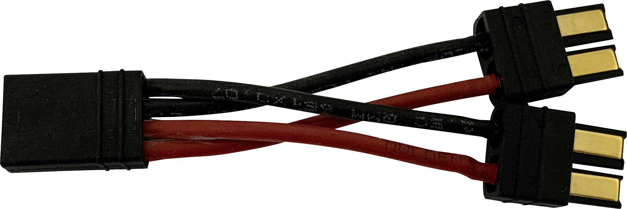 Reely Battery cable [1x TRX socket - 2x TRX plug] 10.00 cm RE-6903744