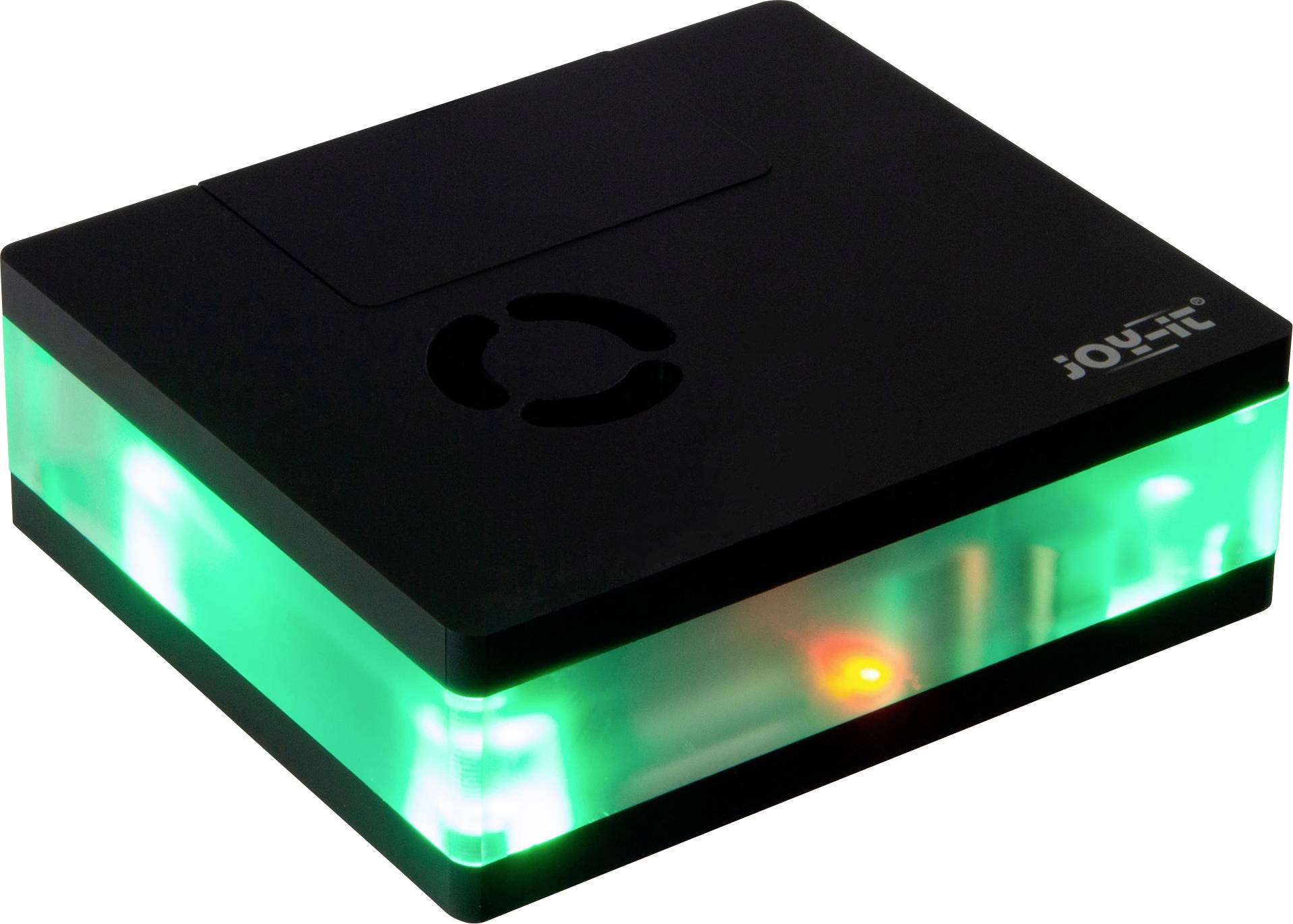 Joy-it RB-MULTIMEDIACASE01 SBC housing Compatible with (development kits): Raspberry Pi® Detachable GPIO cover, Active cooling