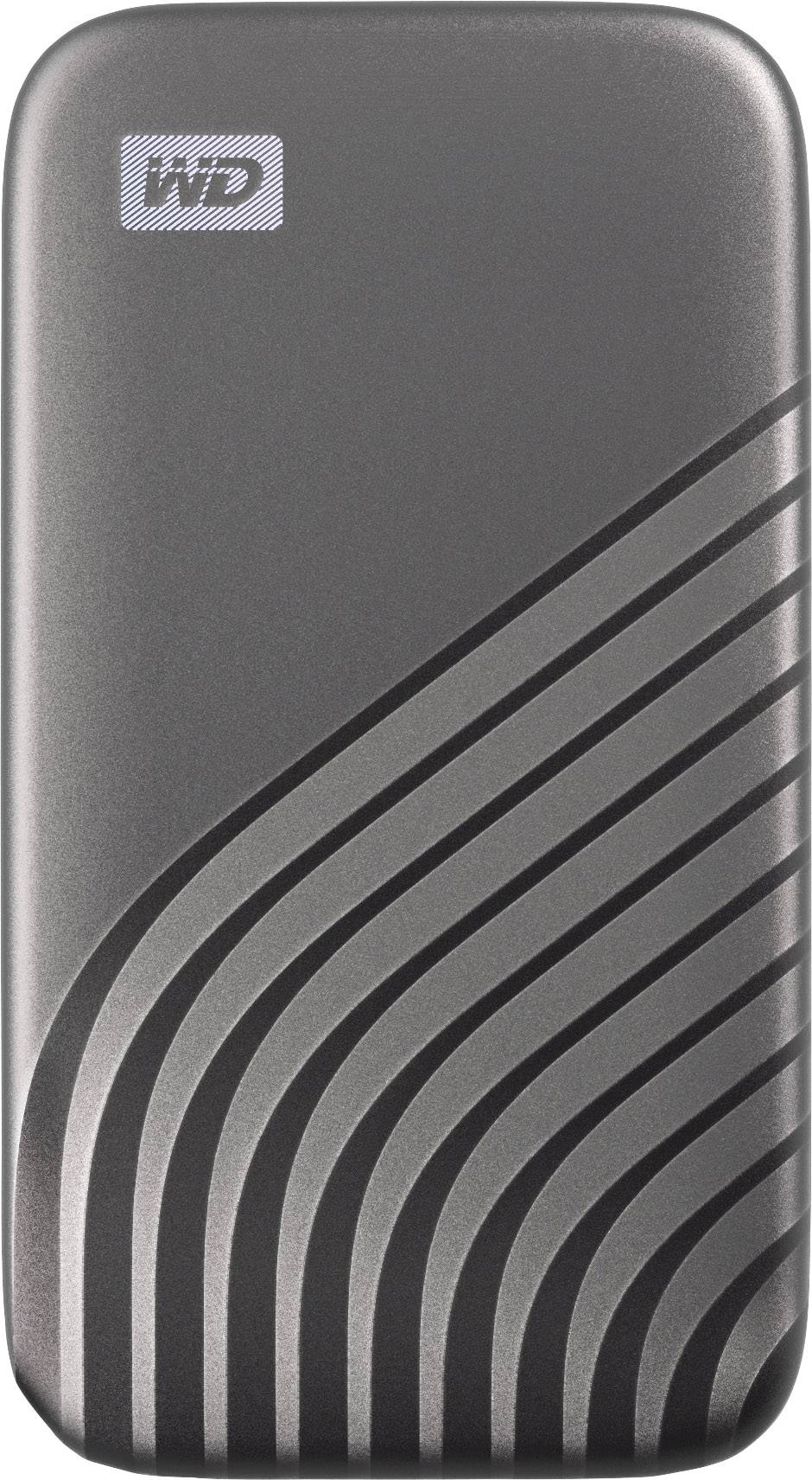 WD My Passport 2 TB 2.5" external SSD hard drive USB C® Grey WDBAGF0020BGY-WESN