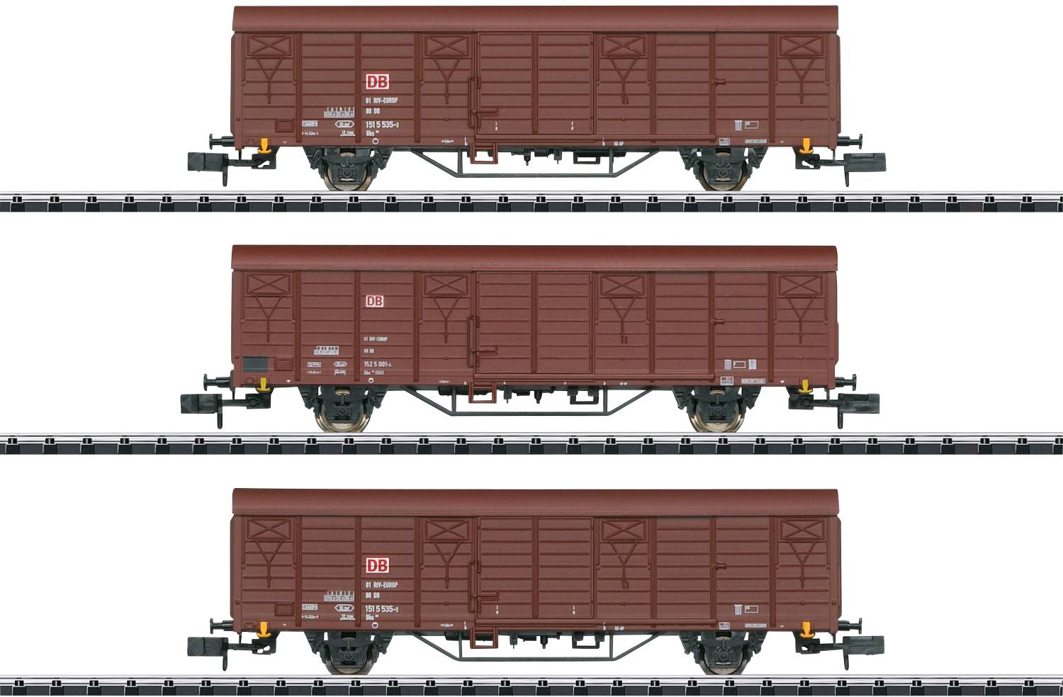 MiniTrix T18901 N Goods wagon set GBS 258 of DB AG