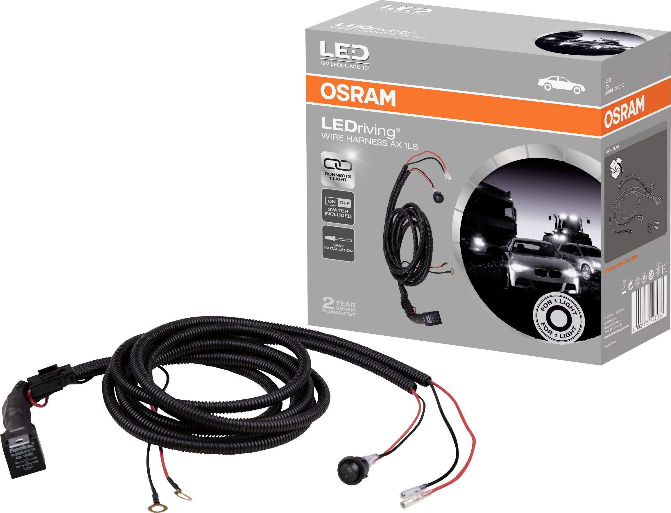 Osram Automotive Cable 12 V WIRE HARNESS AX 1LS LEDDL ACC 101