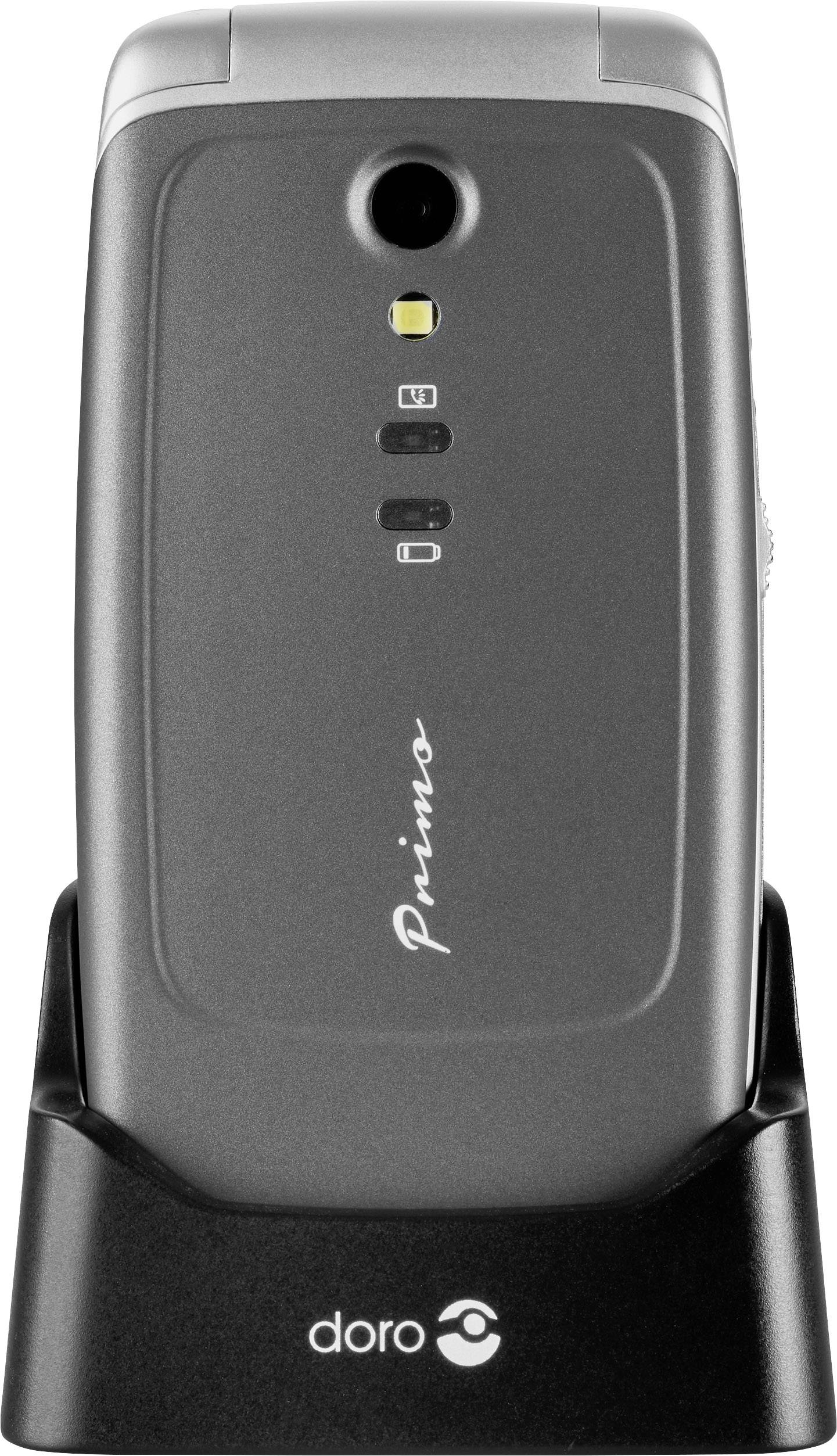 Primo by DORO Primo 408 by DORO Big button mobile phone Panic button Graphite