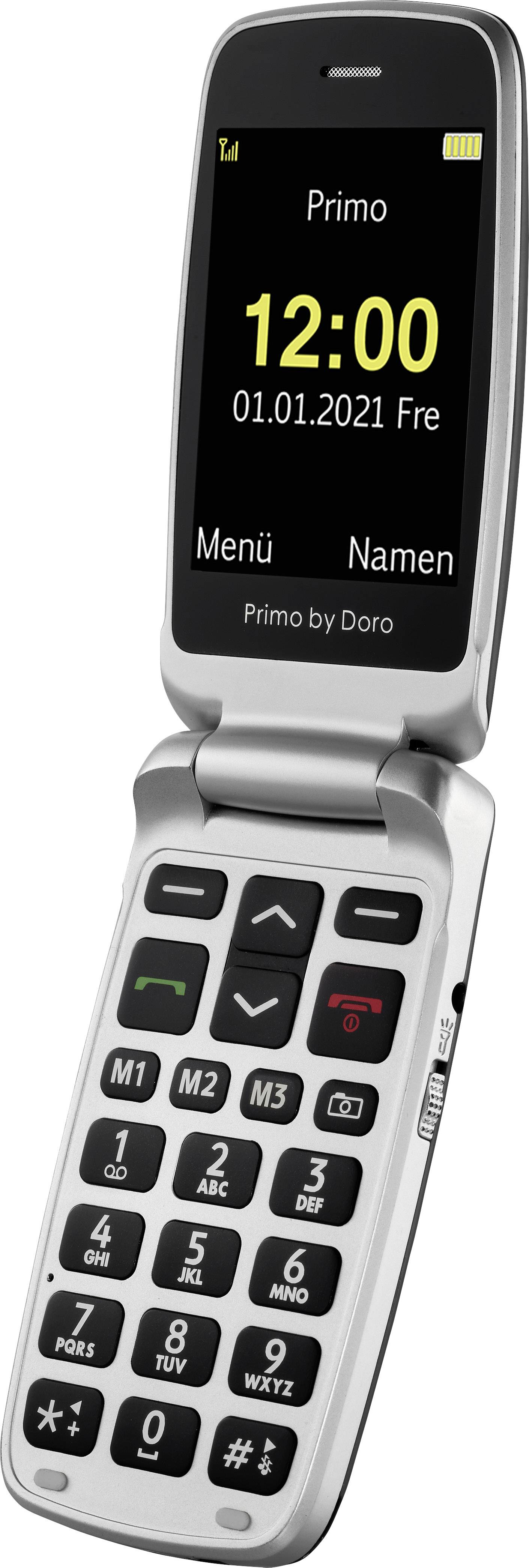 Primo by DORO Primo 408 by DORO Big button mobile phone Panic button Graphite