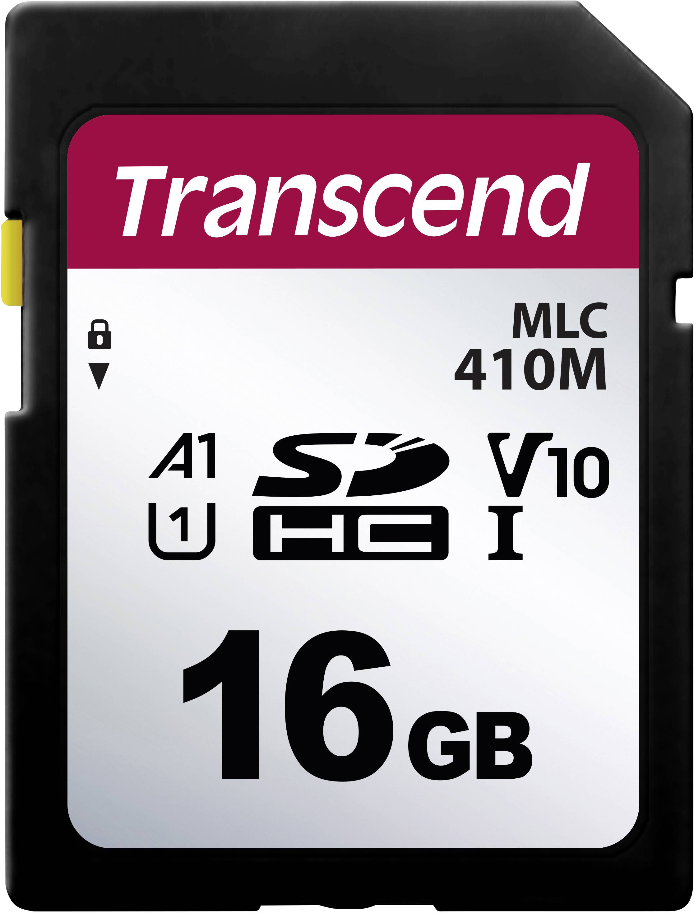 Transcend TS16GSDC410M SD card Industrial 16 GB Class 10 UHS-I