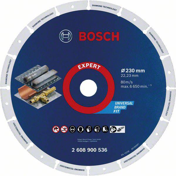 Bosch Accessories 2608900536 M14 Diamond cutting disc Diameter 230 mm Bore diameter 22.23 mm 1 pc(s)