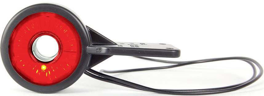 WAS Side marker lights Open cable ends Marker lateral, right, left 12 V, 24 V DC Frosted glass