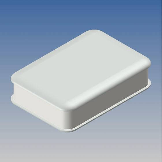 TEKO WK-2.29 Hand-held casing 80 x 56 x 22 Acrylonitrile butadiene styrene, TPU Black, Dark grey 1 pc(s)