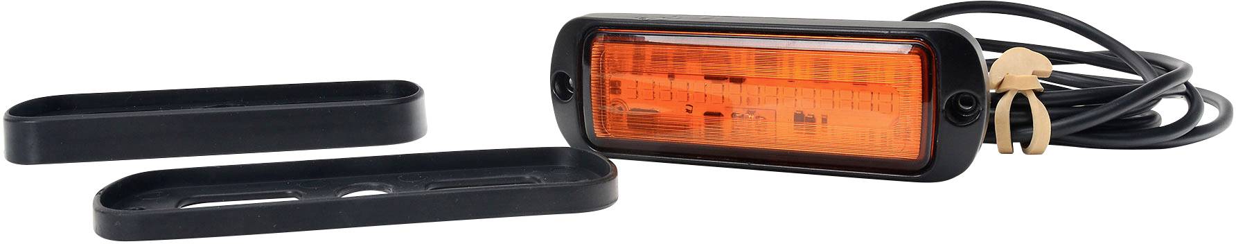 WAS Strobe light W218 1469 ECO 12 V DC, 24 V DC via in-car outlet Assembly, Screw mount Orange