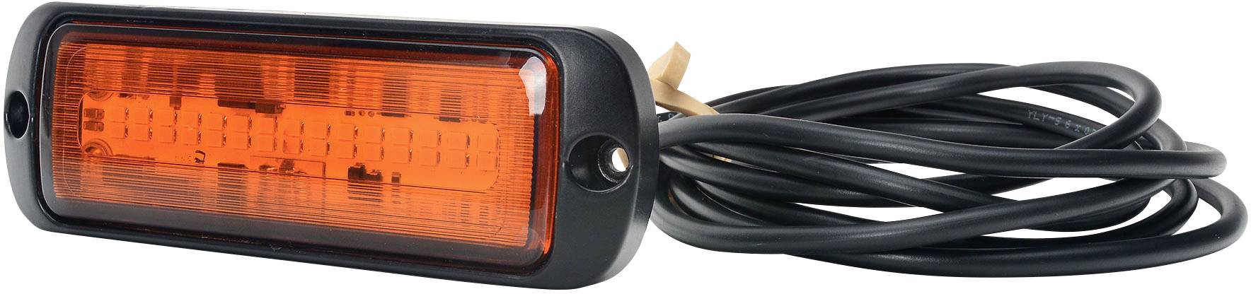 WAS Strobe light W218 1469 ECO 12 V DC, 24 V DC via in-car outlet Assembly, Screw mount Orange
