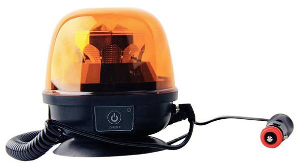 SecoRüt Emergency light 95003 12 V DC, 24 V DC rechargeable Magnetic fastening, Magnetic base, Suction cup Orange