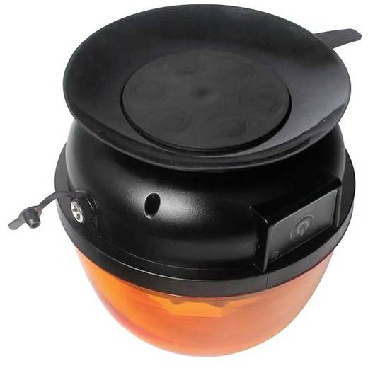 SecoRüt Emergency light 95003 12 V DC, 24 V DC rechargeable Magnetic fastening, Magnetic base, Suction cup Orange