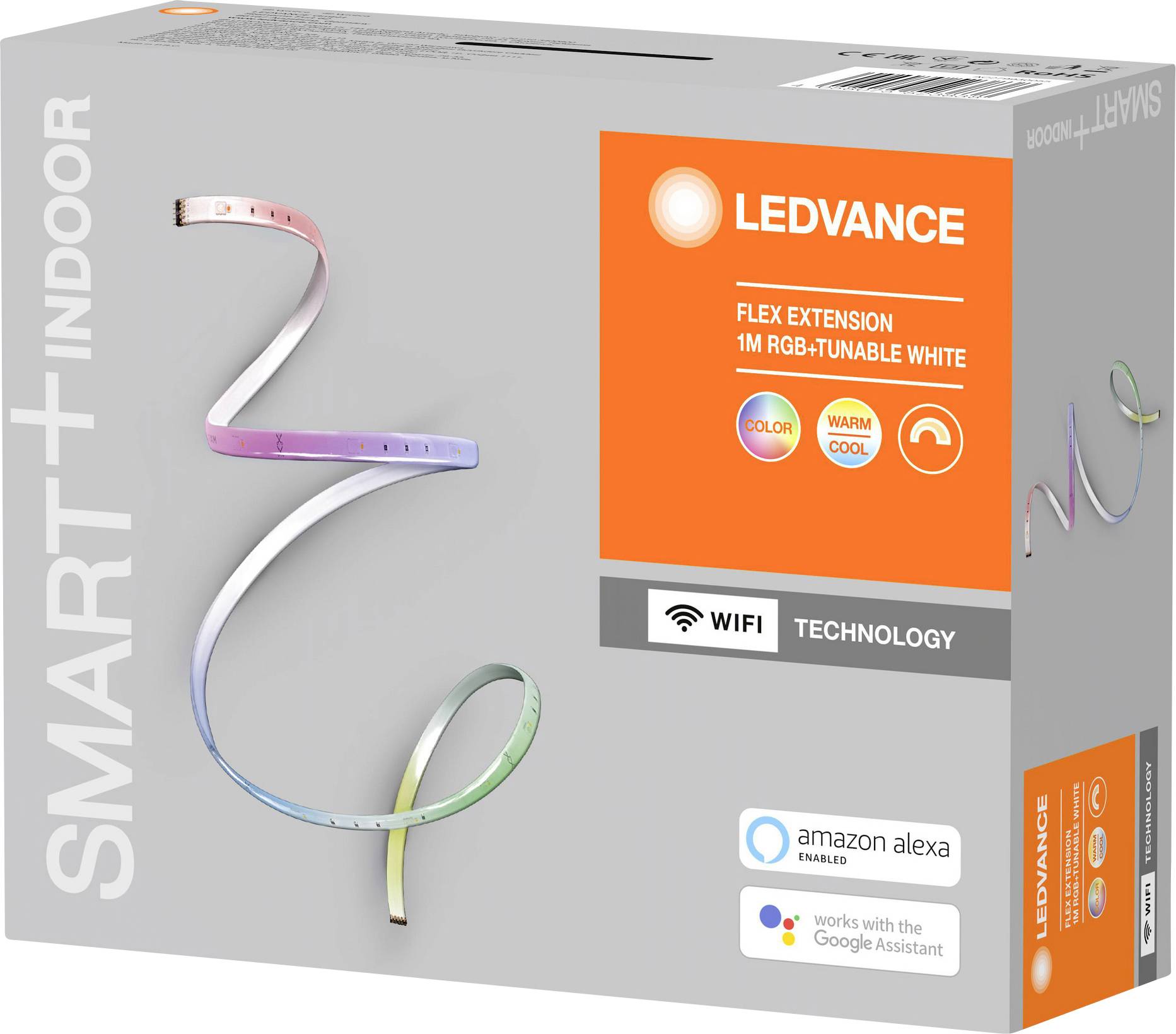 LEDVANCE SMART+ FLEX MULTICOLOR 1M Extension 4058075523838 LED strip extension + plug 230 V 1 m RGBW 1 pc(s)