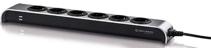 Oehlbach D1C17010 Power strip (+ switch) 1-piece Anthracite PG connector 1 pc(s)