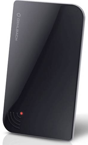 Oehlbach Scope Vision DVB-T/T2 active planar antenna Indoors Black