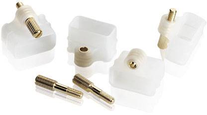 Oehlbach HDMI socket lock Pure LOCK! Transparent D1C55063 4 pc(s)