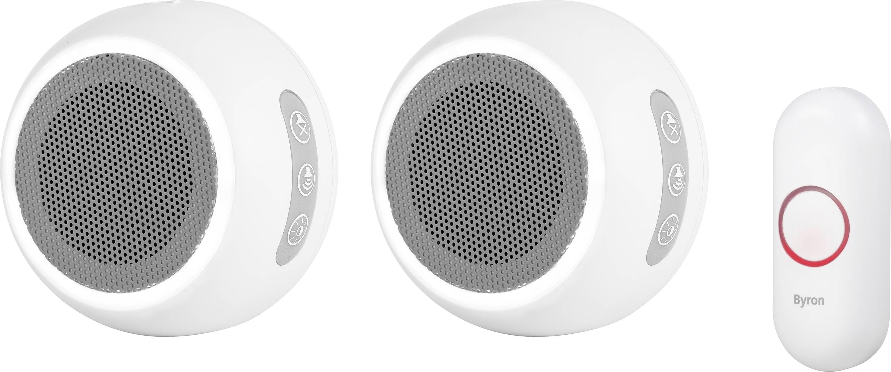 Byron DBY-23514 Wireless door bell Complete set incl. USB connection