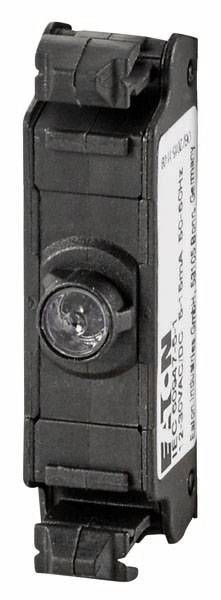 Eaton electric switch, model PKZM0-XC, with a black housing and white label, vertically oriented.