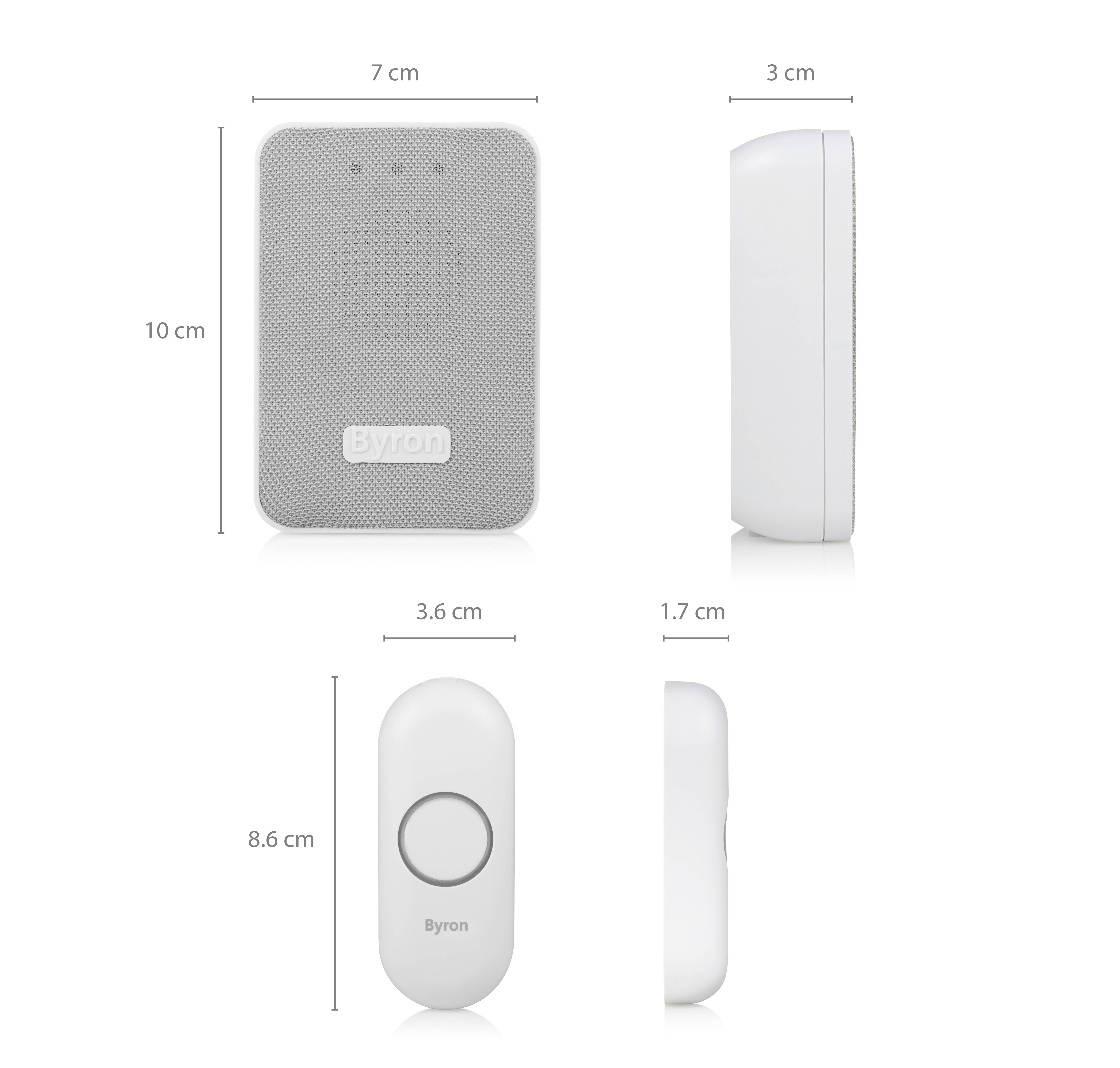 Byron DBY-22321 Wireless door bell Complete set
