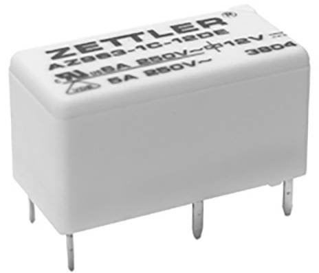 Zettler Electronics AZ963-1CE-24DE PCB relay 24 V DC 6 A 1 change-over