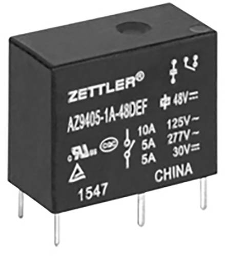 Zettler Electronics AZ9405-1A-24DSEF PCB relay 24 V DC 10 A 1 maker
