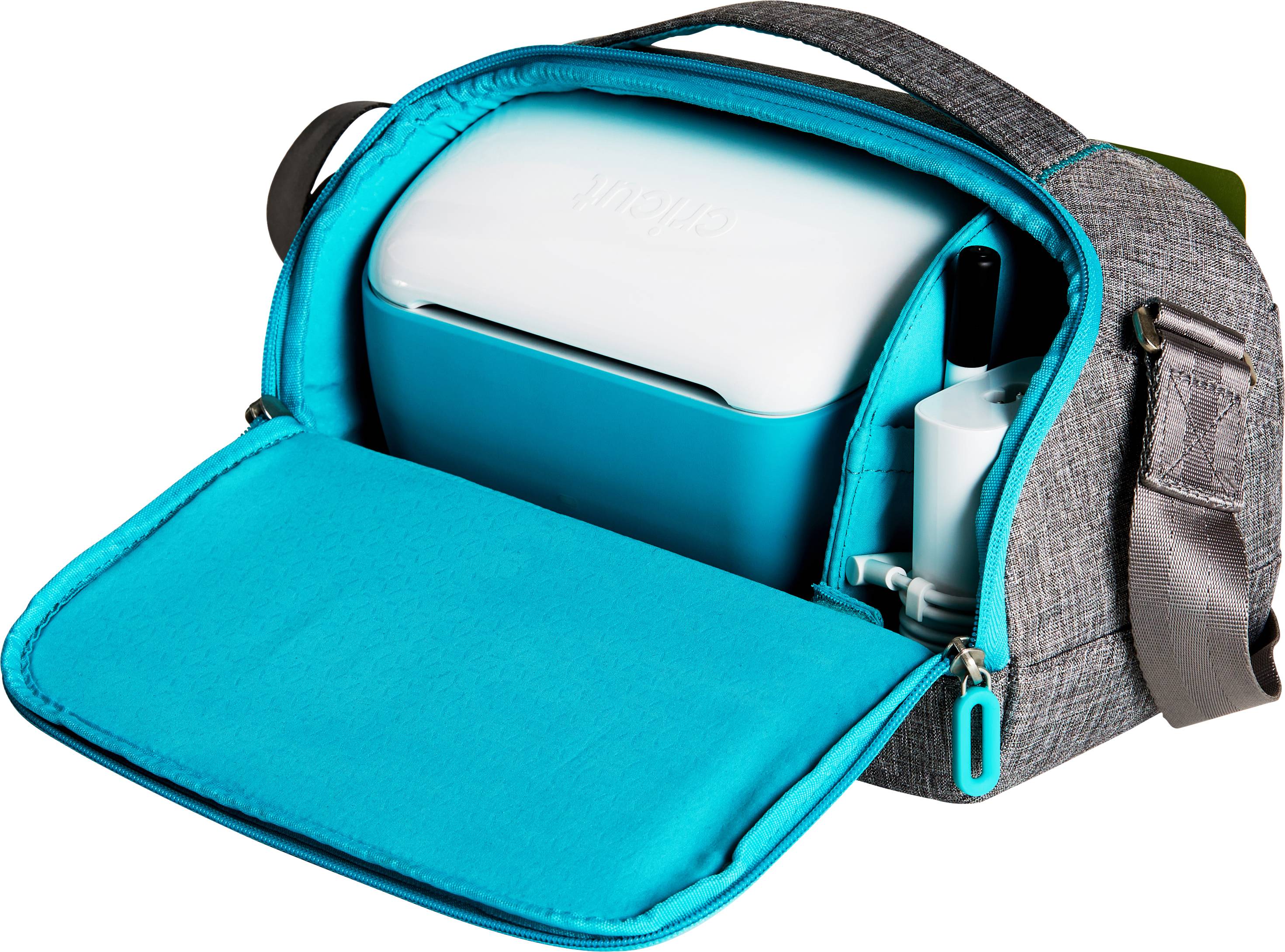 Cricut CARRY Bag Grey, Turquoise