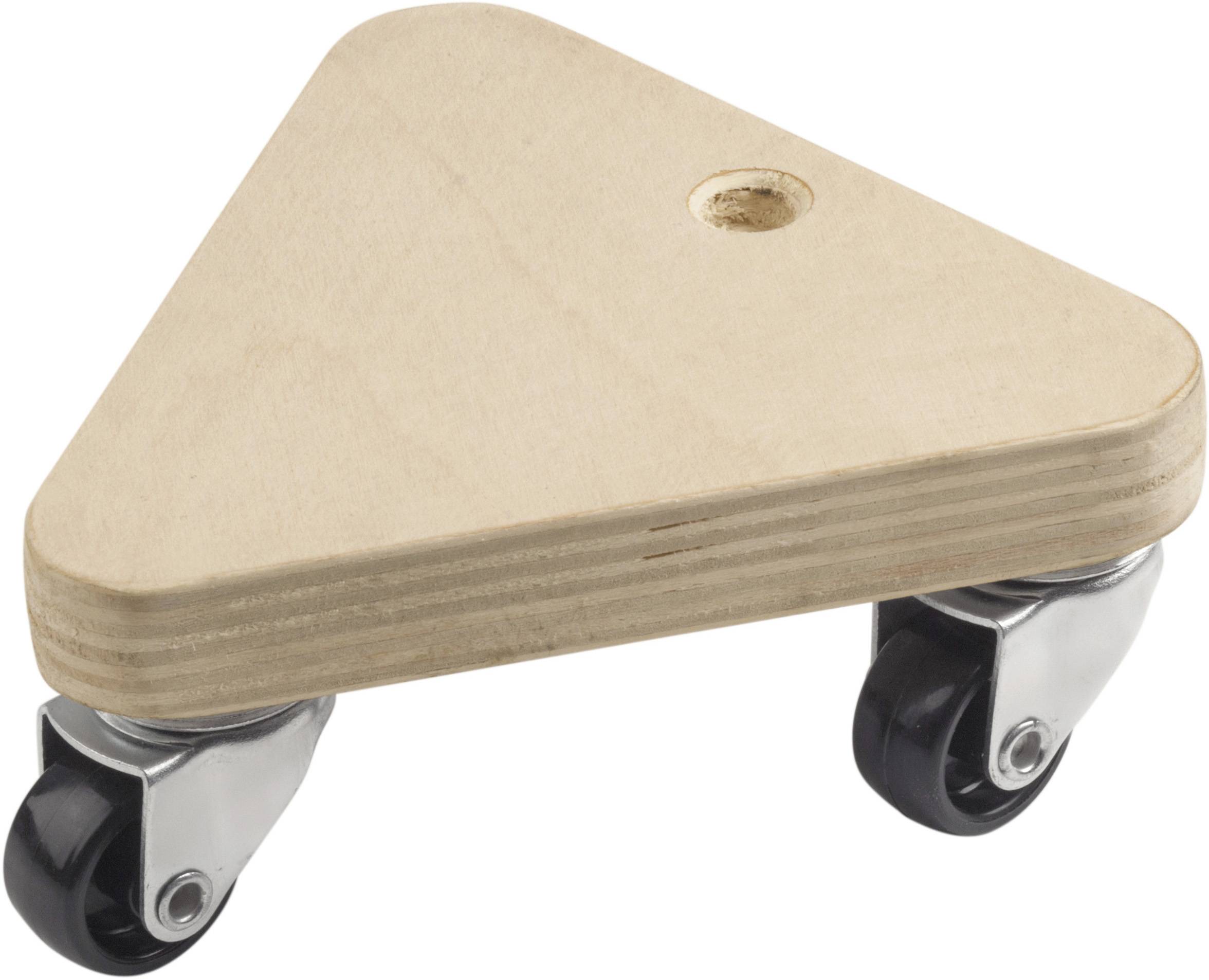 Metafranc WU0822140 Dolly Plywood Load capacity (max.): 100 kg 134 mm x 134 mm x 52 mm No. of swivel casters 3
