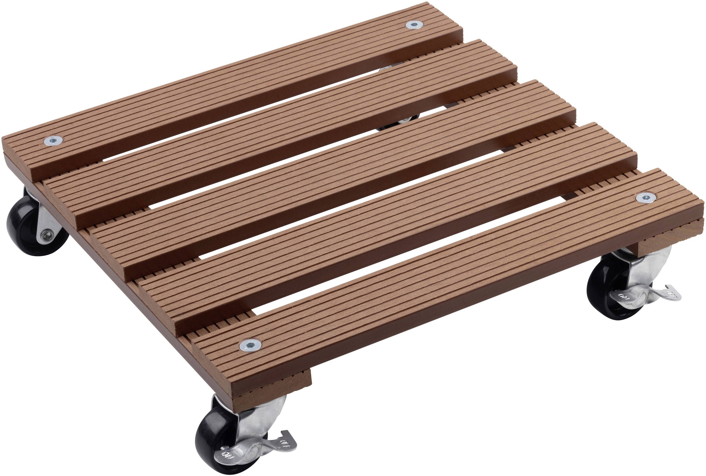 Metafranc WU0825100 Dolly WPC Load capacity (max.): 60 kg 300 mm x 300 mm x 73 mm No. of swivel casters 4