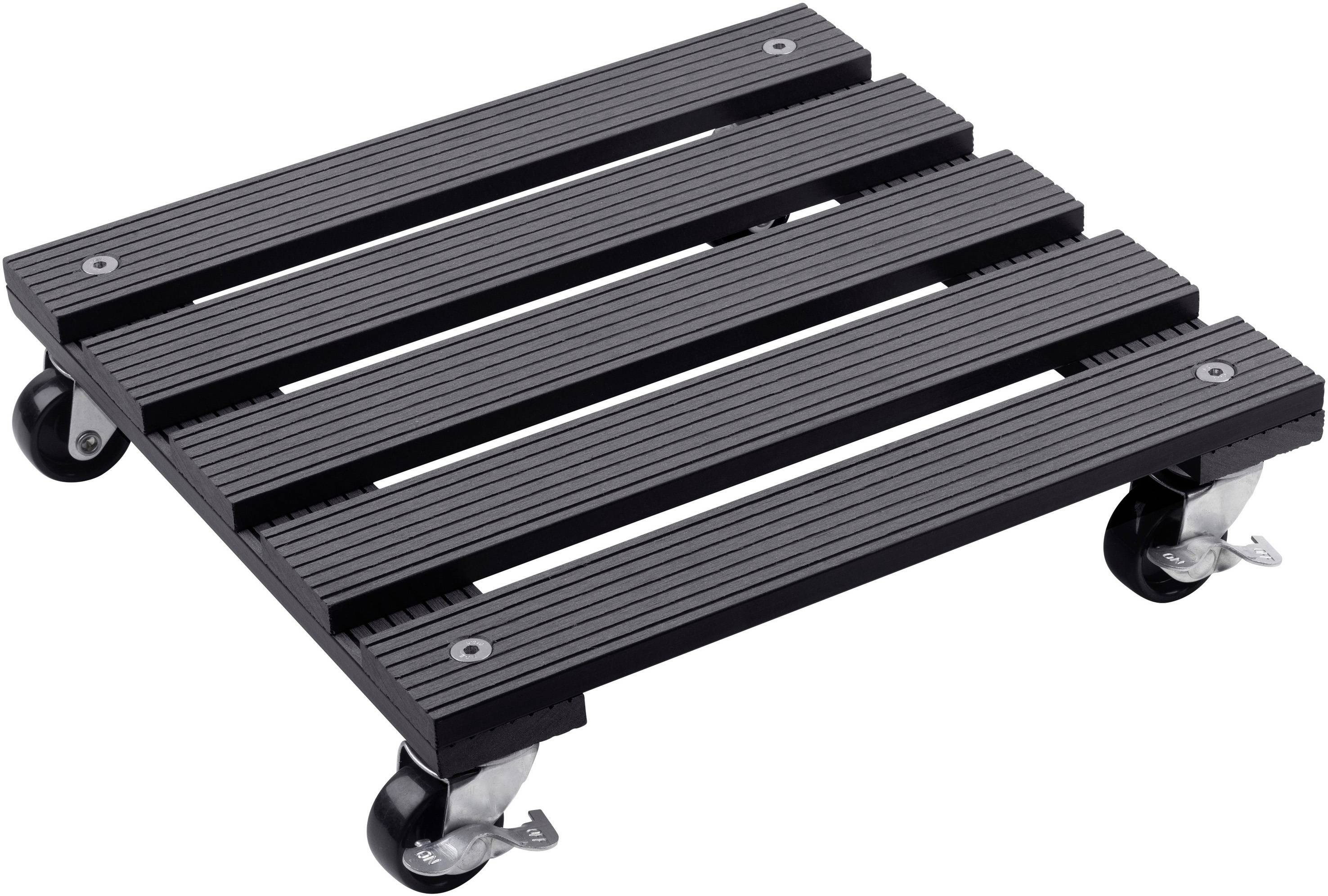 Metafranc WU0825110 Dolly WPC Load capacity (max.): 60 kg 300 mm x 300 m x 73 mm No. of swivel casters 4