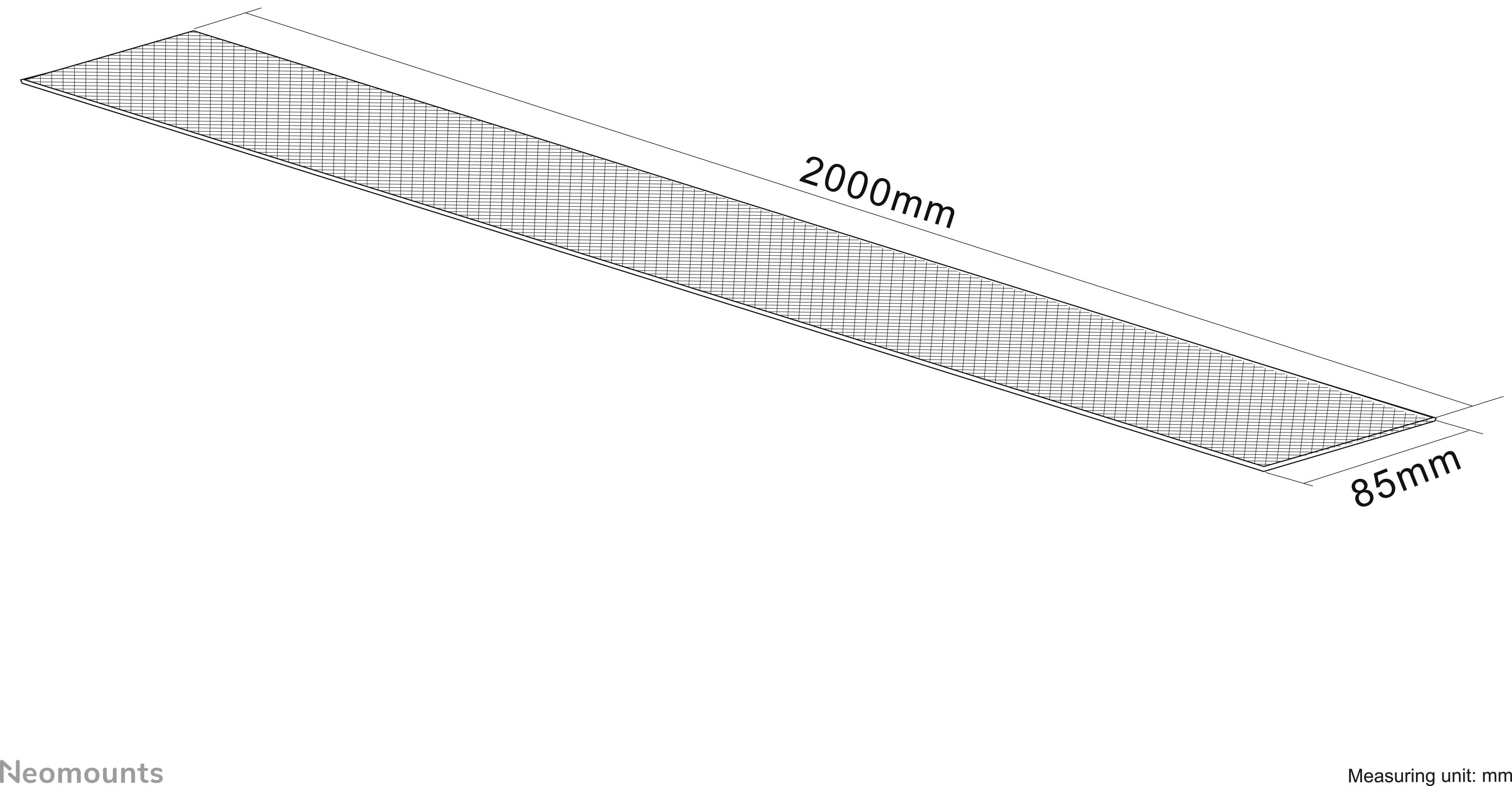 Neomounts Braided sleeving White