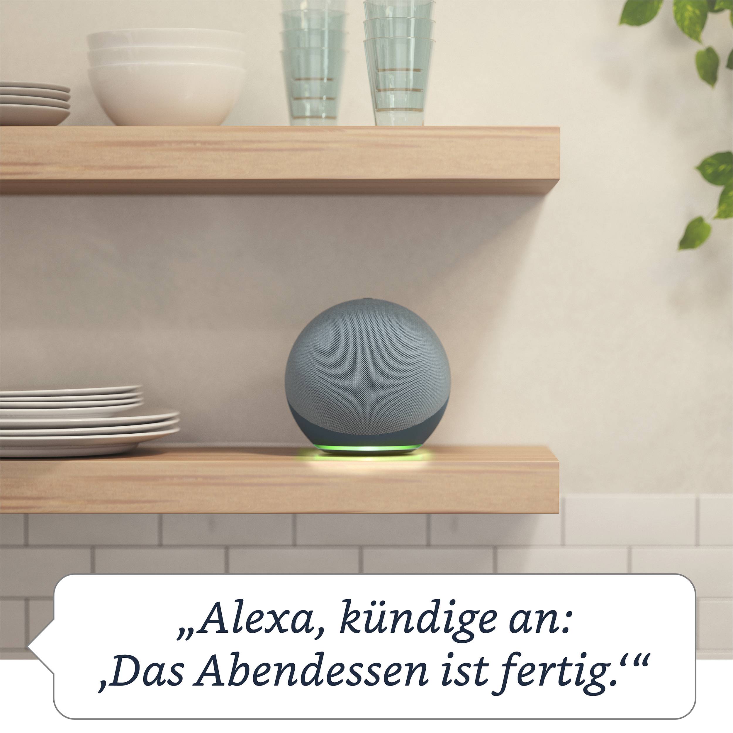 amazon echo Echo (4. Generation) Voice assistant Blue-grey