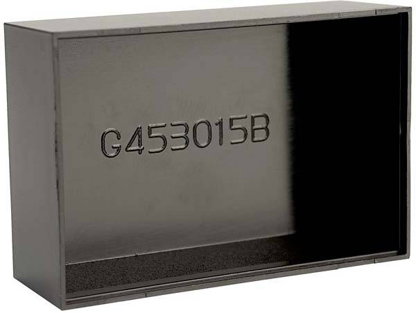 Black rectangular plastic casing with the embossed number 'G453015B' on the front.