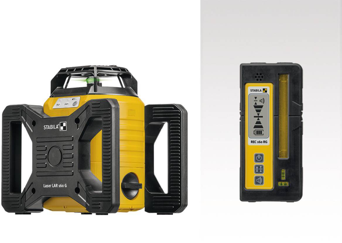 Stabila LAR 160 G, 4-pcs 360-degree laser Range (max.): 600 m