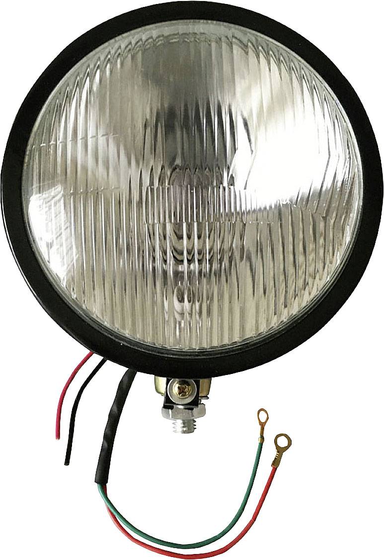 Berger & Schröter Headlight 50135 Light bulb, H4 halogen front (L x W x H) 160 x 145 x 120 mm Black