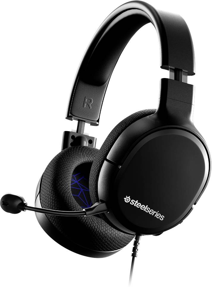 Steelseries Arctis 1 Gaming Over-ear headset Corded (1075100) Stereo Black Microphone noise cancelling, Noise cancelling Volume