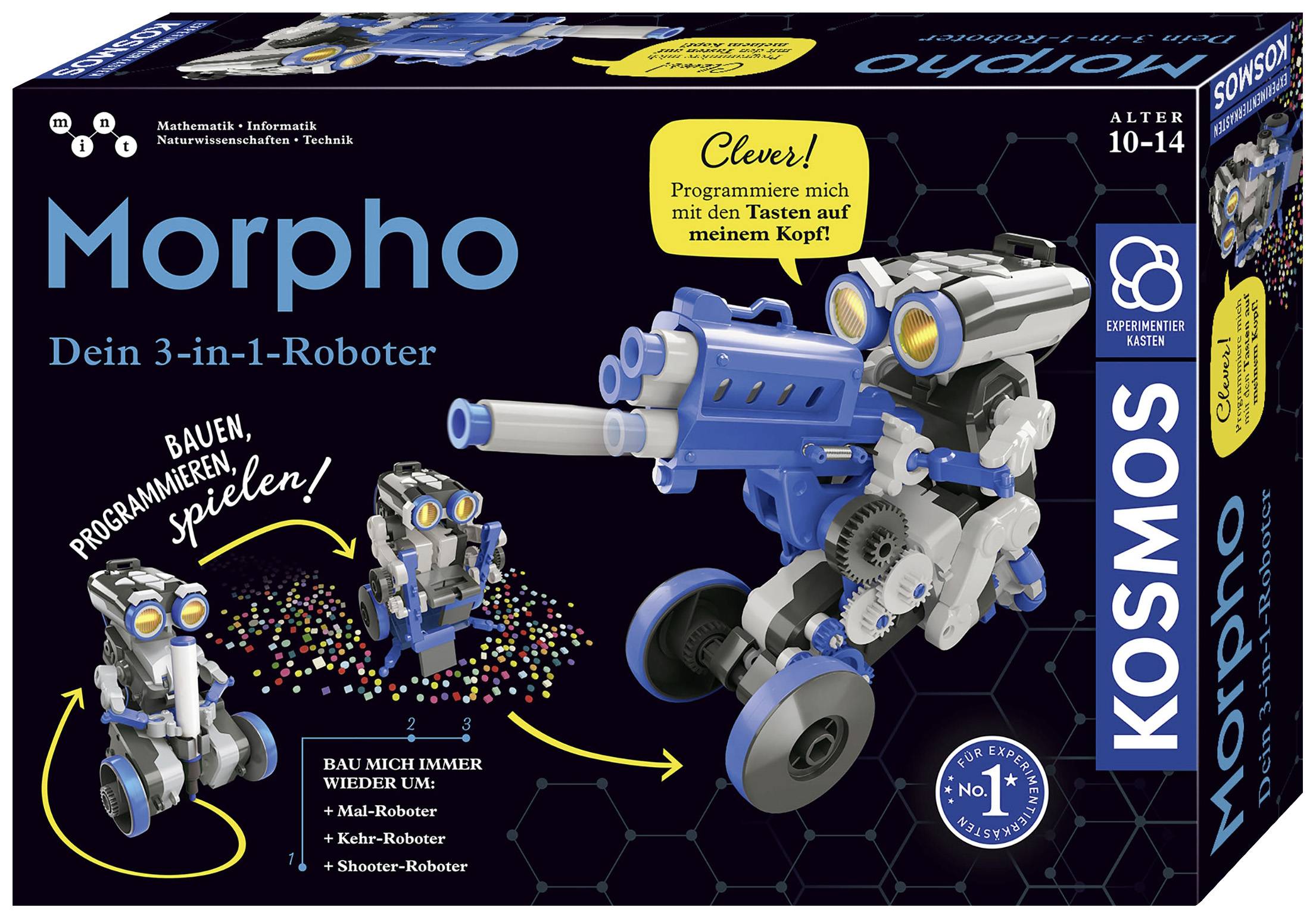 Kosmos Robot assembly kit Morpho 3in1 Assembly kit, Game robot 620837