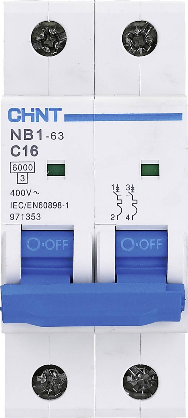 Chint 179642 NB1L Circuit breaker 2-pin 10 A