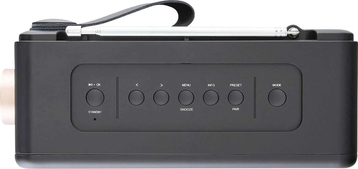 Albrecht DR 750 Desk radio DAB+, DAB, FM Black