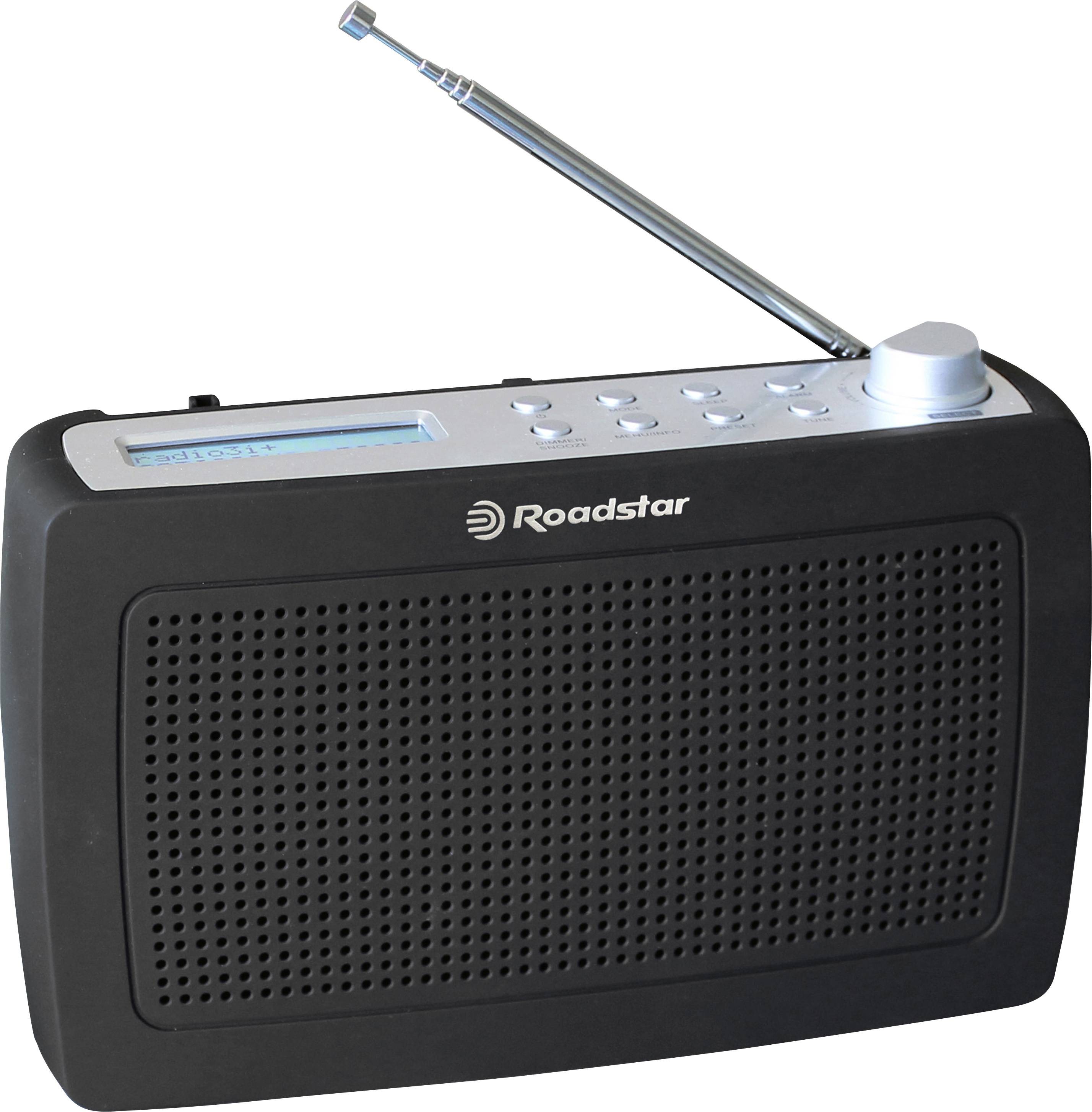 Roadstar TRA-886D+ Portable radio DAB+, FM DAB+, FM Black