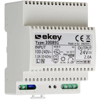 EKEY 100891 PSU DIN rail, DIN rail IP20 EKEY 100891 PSU DIN rail, DIN rail IP20
