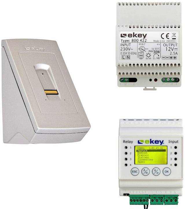 EKEY 101409 Fingerprint access system Surface-mount, Wall