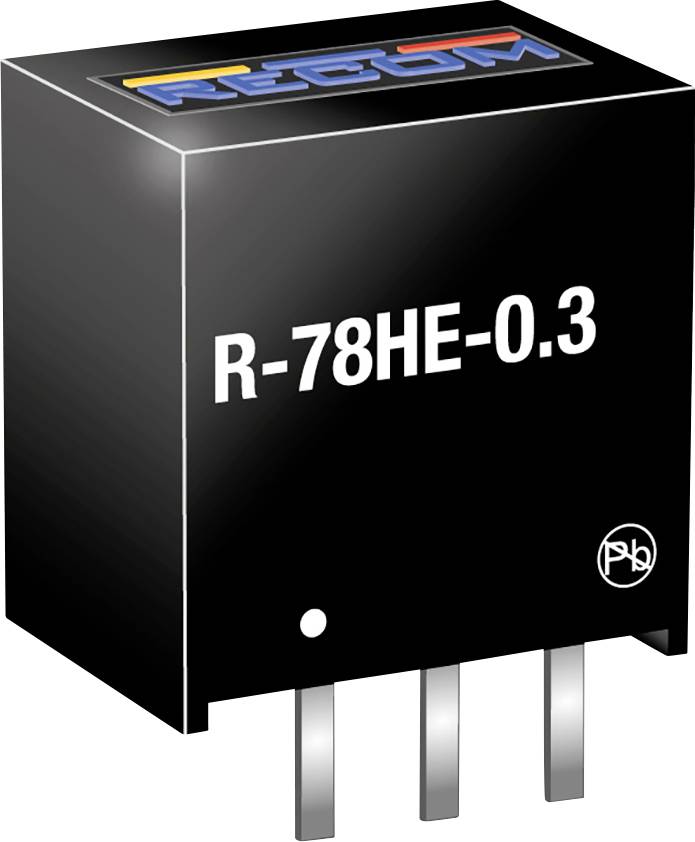 RECOM R-78HE5.0-0.3 DC/DC converter (print) 300 mA No. of outputs: 1 x Content 1 pc(s)