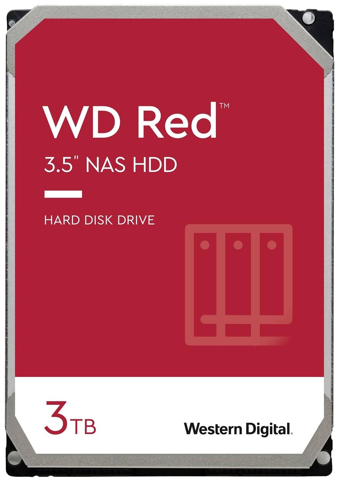 Western Digital WD Red™ 3 TB 3.5" (8.9 cm) internal HDD SATA 6 Gbps WD30EFAX Bulk