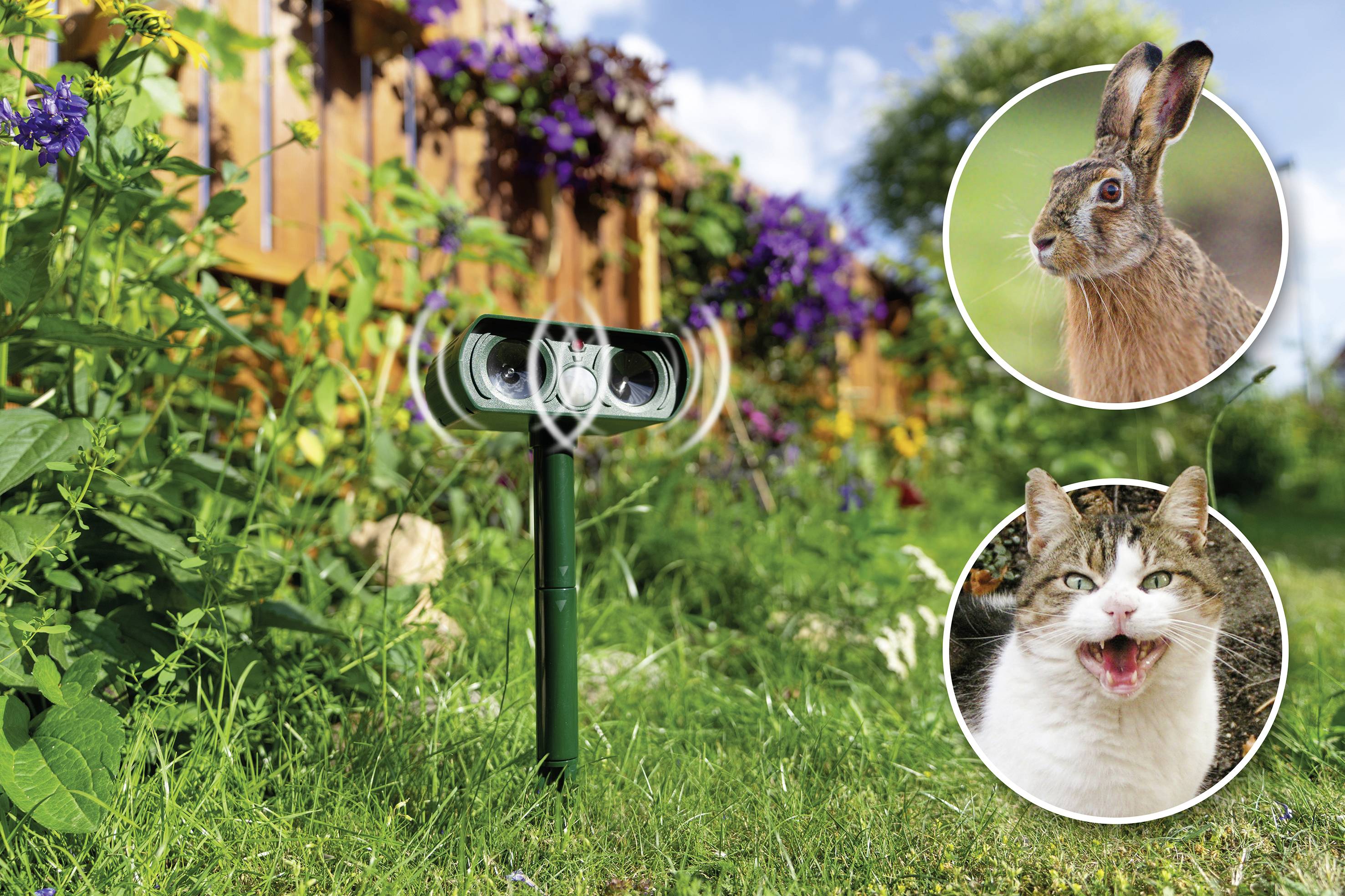 Gardigo Dual Animal repeller Working principle Multi-frequency 1 pc(s)