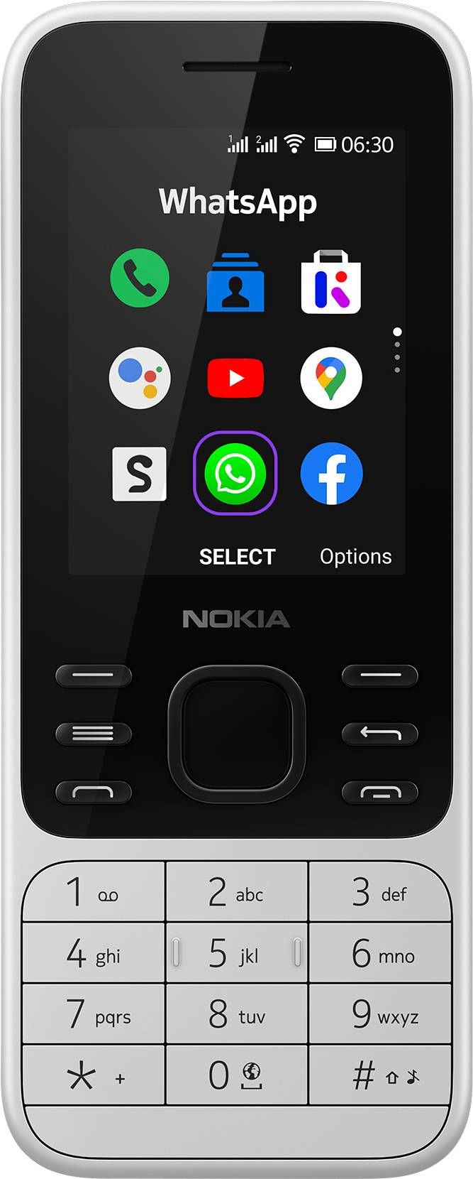 Nokia 6300 4G (Leo) Mobile phone White