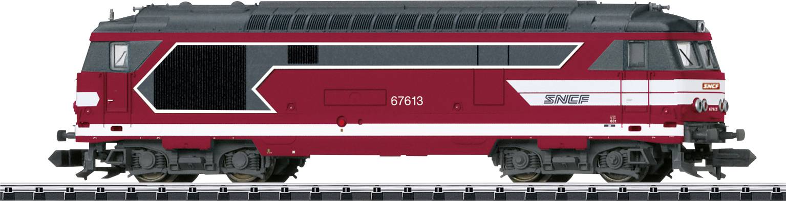 MiniTrix 16706 N Diesel locomotive series BB 67400 from SNCF