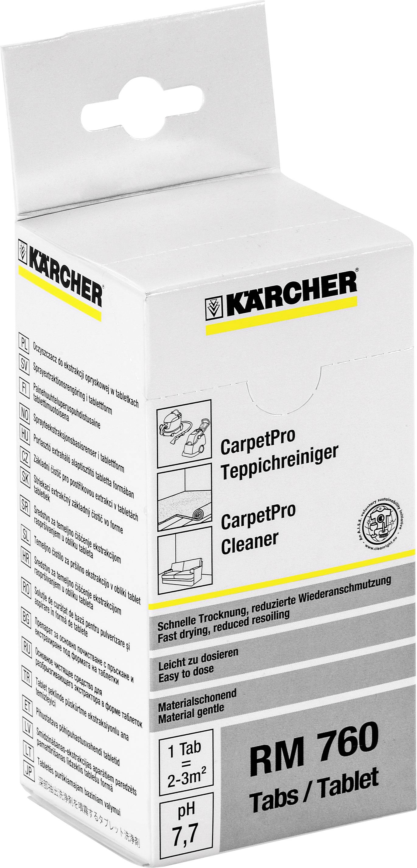 Kärcher CARPETPRO CLEANER ICAPSOL, TABS RM 760, 16TABS 1 Set 6.295-850.0