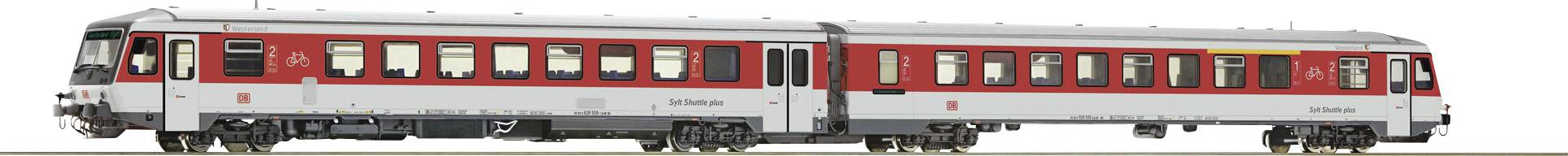 Roco 72071 H0 railcar 628 509-1 "Sylt shuttle plus" of DB AG