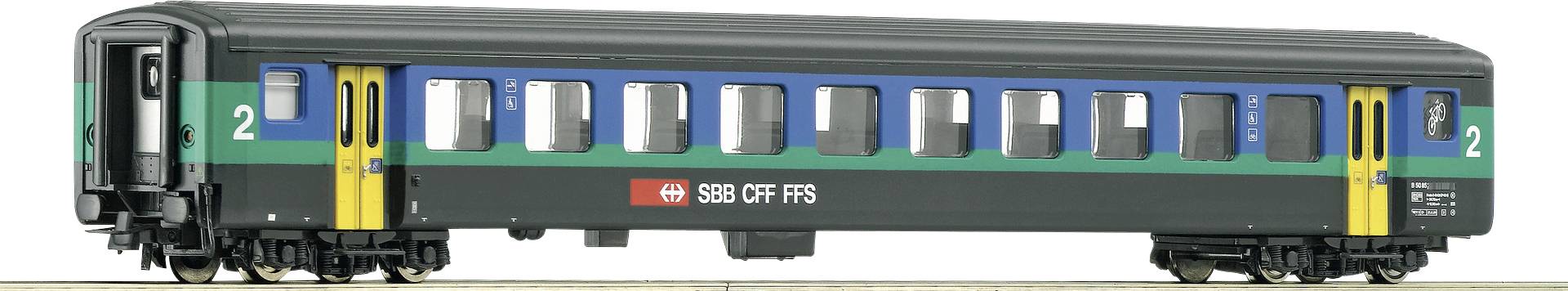 Roco 74567 H0 express train wagon 2. class of SBB