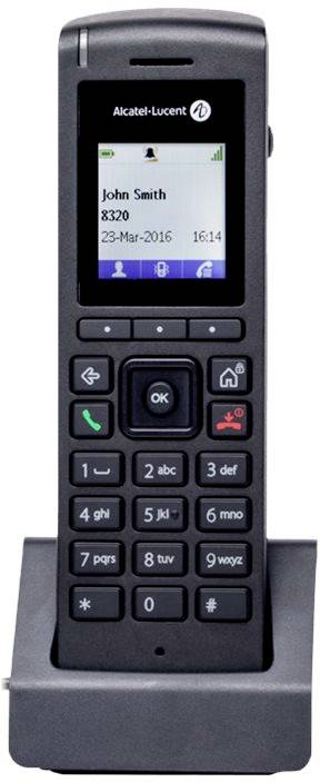 Alcatel-Lucent Enterprise 8212 DECT handset Black